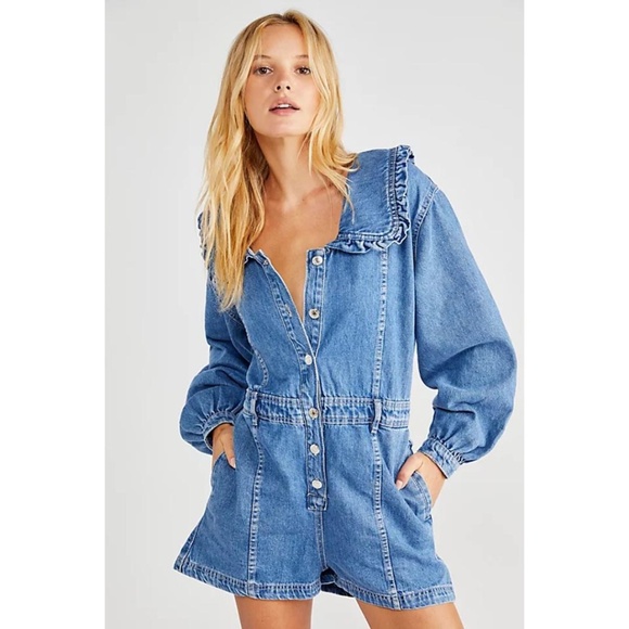 Free People Something Sweet Romper - Picture 1 of 10